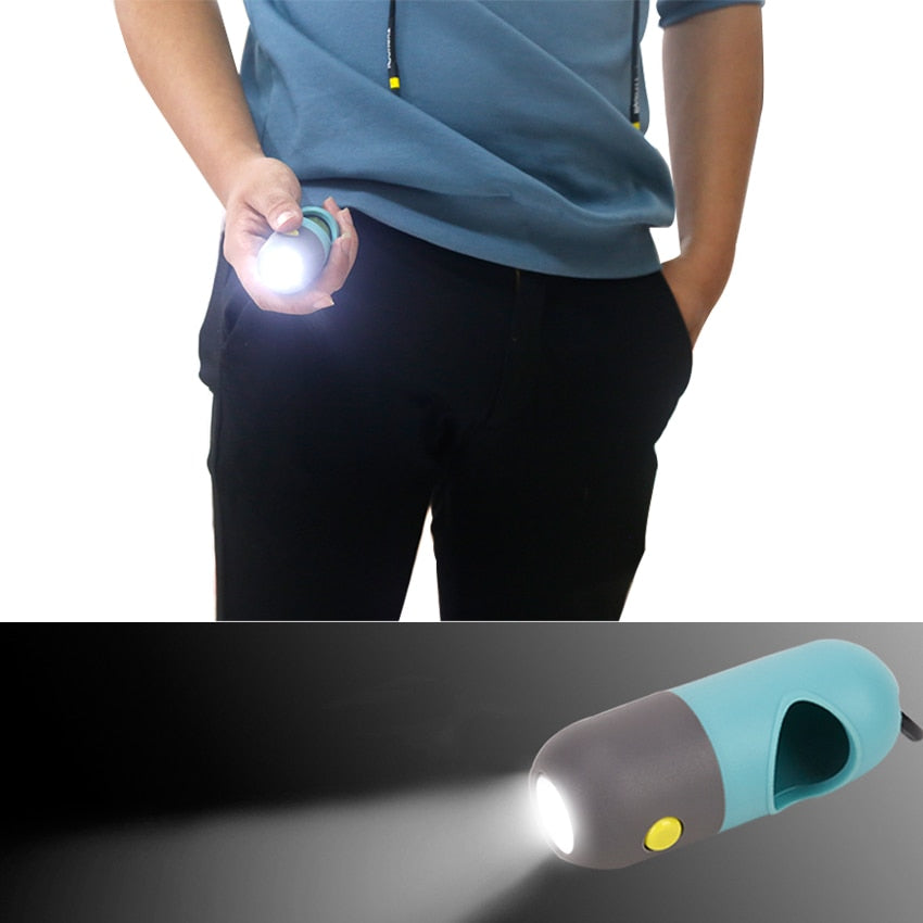 Poop Bag Dispenser wth LED Light