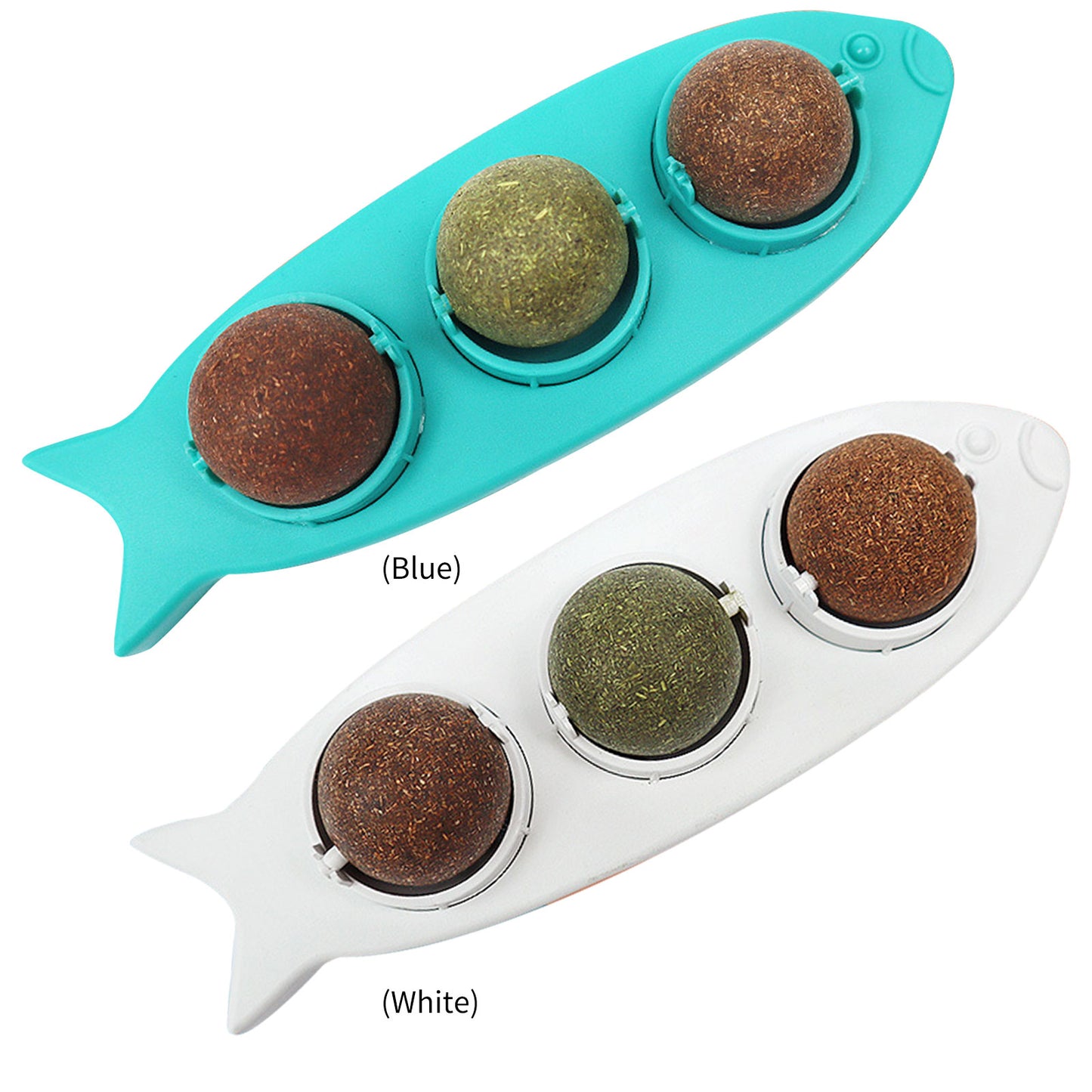 3-in-1 Spinning Mint Balls for Cat Teeth Health
