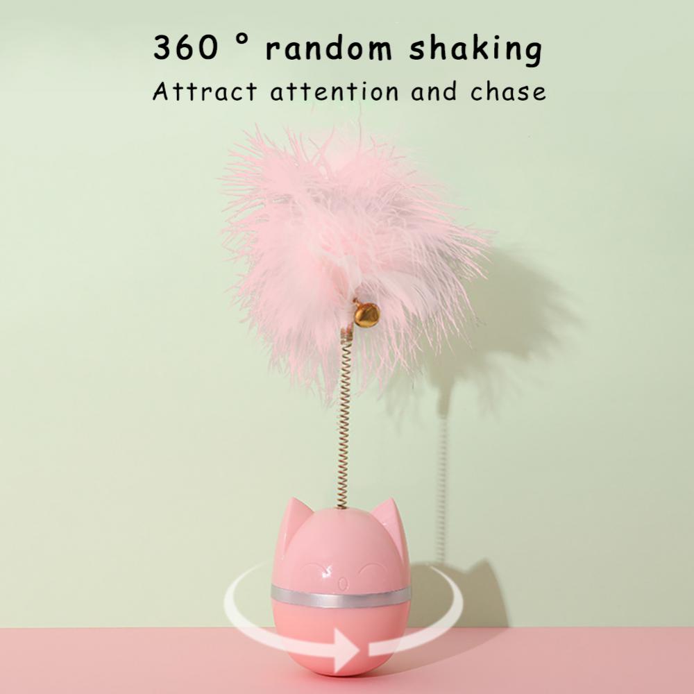 Automatic Rotating Interactive Toy With Catnip