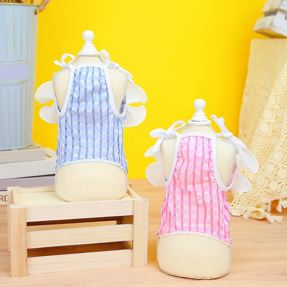 Pretty, Thin, Plaid Print Pet Vest