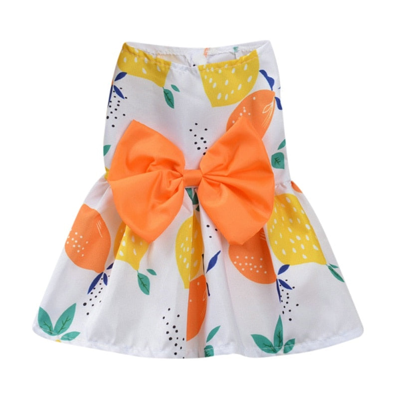 Cute Summer Floral Pet Dress