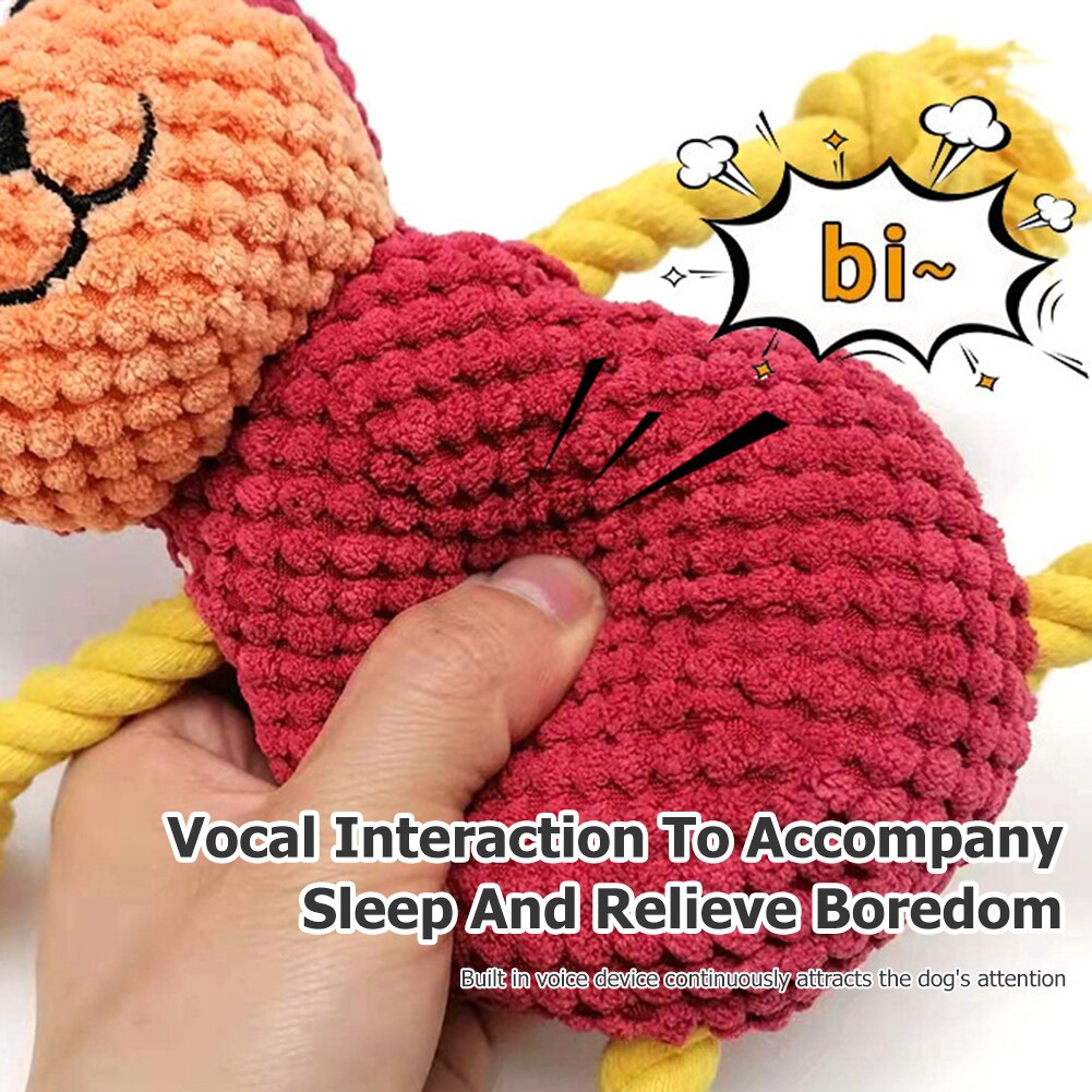 Plush Dog Chewing Toy