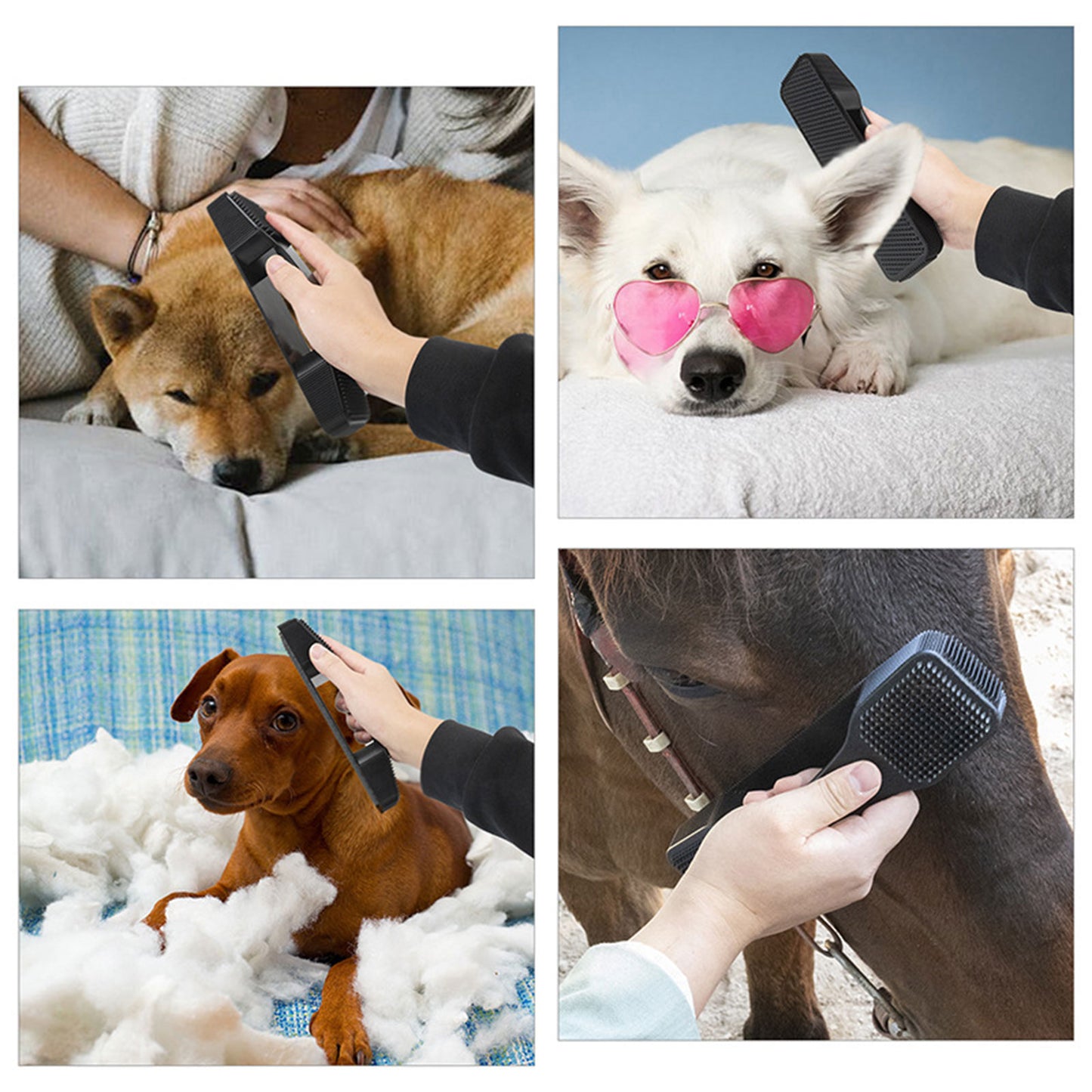 Deshedding Brush for Horses or Large Dogs