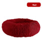 Round Fluffy Pet Bed