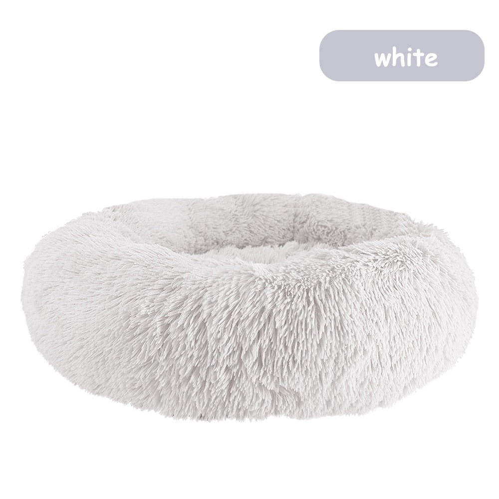 Round Fluffy Pet Bed