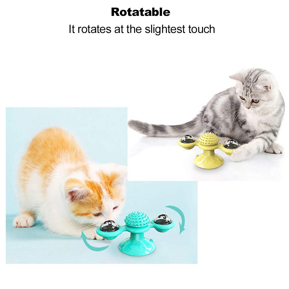 Interactive Spinning Cat Toy