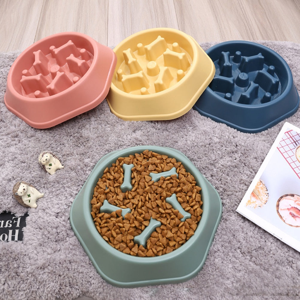 Plastic Pet Slow Feeder Bowl