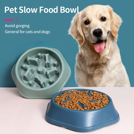 Plastic Pet Slow Feeder Bowl