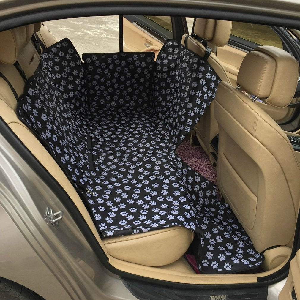 Paw Pattern, Waterproof Back Bench Seat Covers