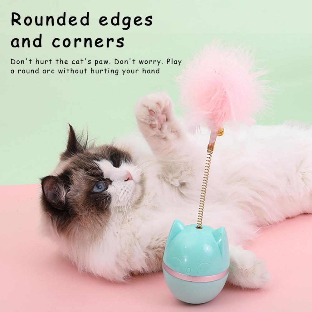 Automatic Rotating Interactive Toy With Catnip