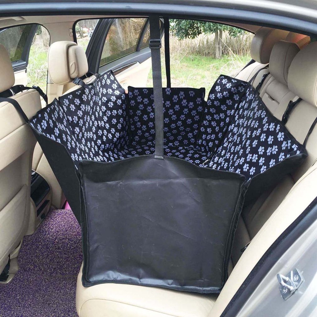 Paw Pattern, Waterproof Back Bench Seat Covers