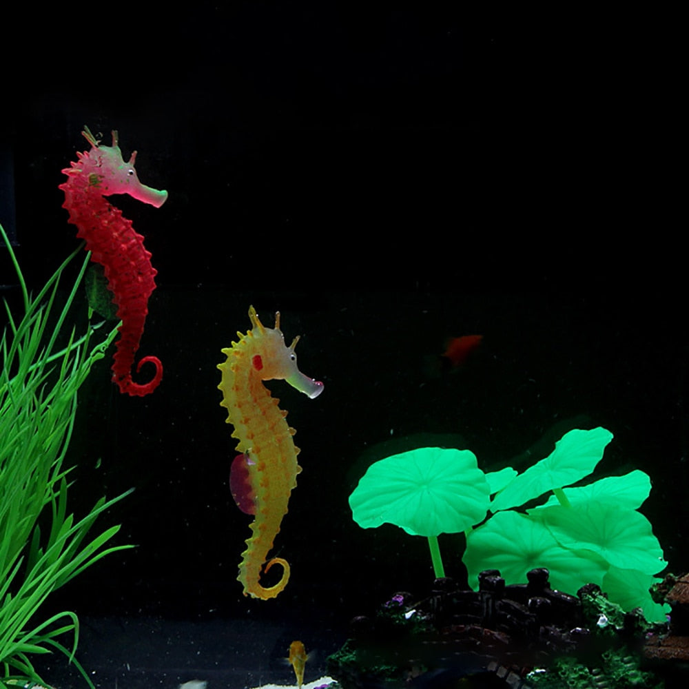 Silicone Luminous Fish Tank Decoration