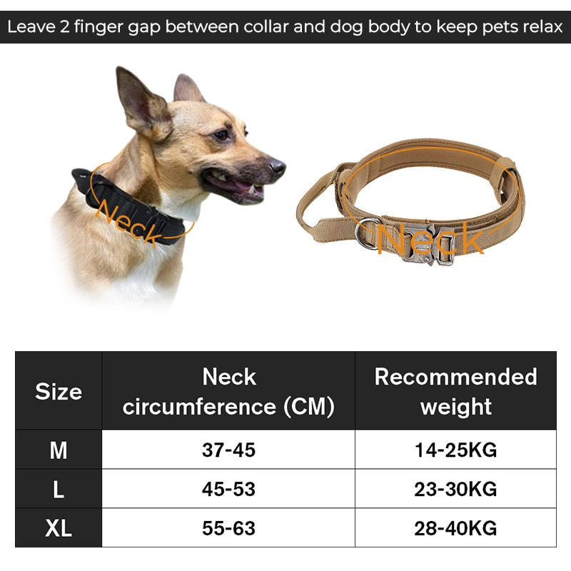 Durable Tactical Dog Collar