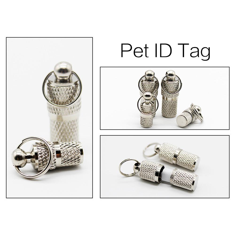 Mini Metal Tube Pet ID Tag